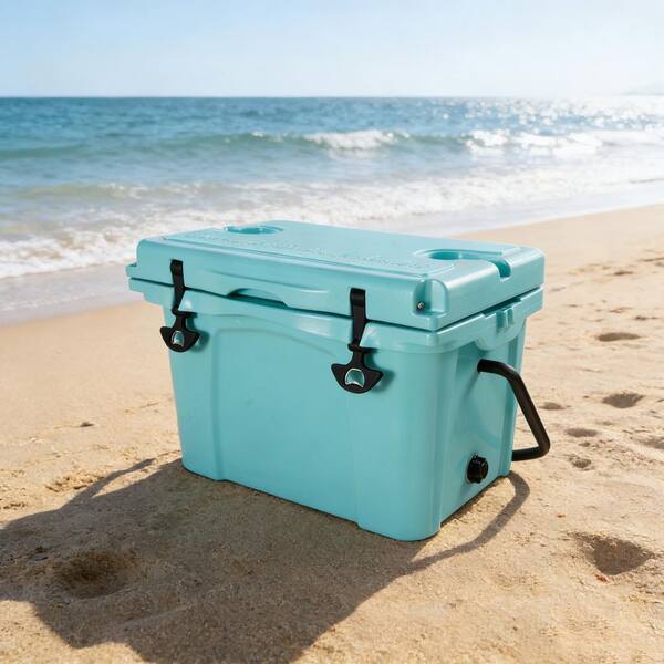 25 qt. Food & Beverage Plastic Portable Cooler with Bottle Opener