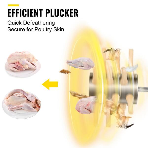 2 Pcs Chicken Plucker Drill Attachments Kit Include Stainless Steel Poultry  Restraining Cone and Chicken Plucker Drill 21 Fingers Chicken Plucker  Machine Bleeding Funnel for Farm Slaughter Equipment - Yahoo Shopping