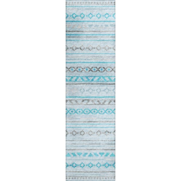 Addison Rugs Modena Skydust 2 ft. 3 in. x 7 ft. 6 in. Southwest Runner Rug