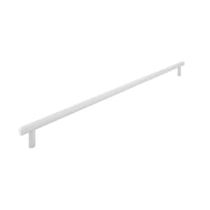 Hearst Collection 17 5/8 in. (448 mm) Textured Aluminum Knurled Cabinet Bar Pull