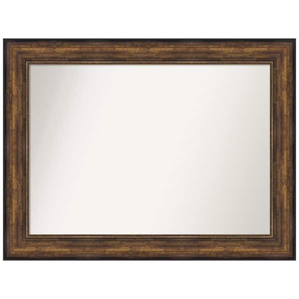 Ballroom Bronze 45.5 in. W x 34.5 in. H Non-Beveled Bathroom Wall Mirror in Bronze