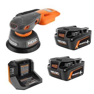 18V MAX Output Starter Kit with (2) 4.0 Ah MAX Output Batteries and Charger with 18V Subcompact Low Profile Sander