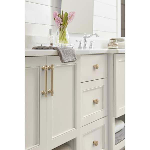 Winsome 1-1/4 in. (32mm) Traditional Golden Champagne Round Cabinet Knob