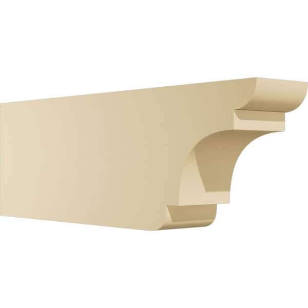 Ekena Millwork Standard New Brighton 5 in. W x 10 in. H x 30 in. D Signature Urethane Rafter Tail Outlooker