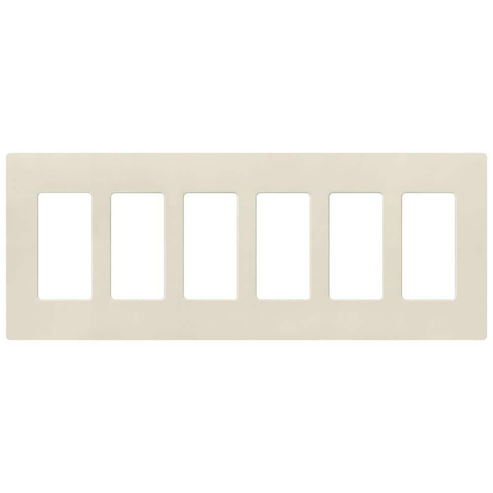 Claro 6 Gang Wall Plate for Decorator/Rocker Switches, Satin, Pumice (SC-6-PM) (1-Pack) price history on PriceWatchPro