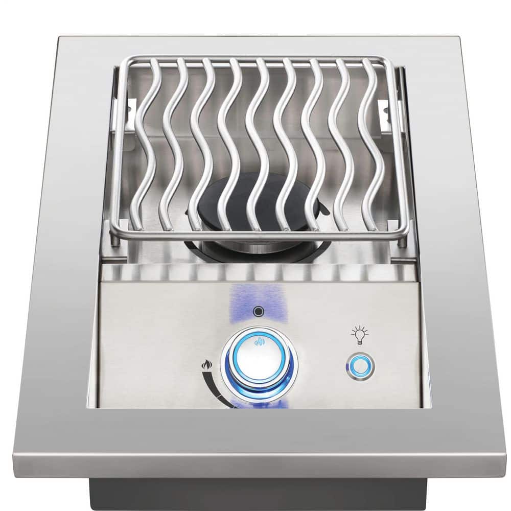 Stainless Steel Built-In 1-Burner 700-Series 10 in. Single Range Top Side Burner Propane