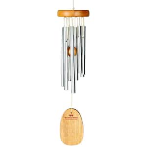 Signature Collection, Little Gregorian Chime, 13 in. Silver Wind Chime GLS