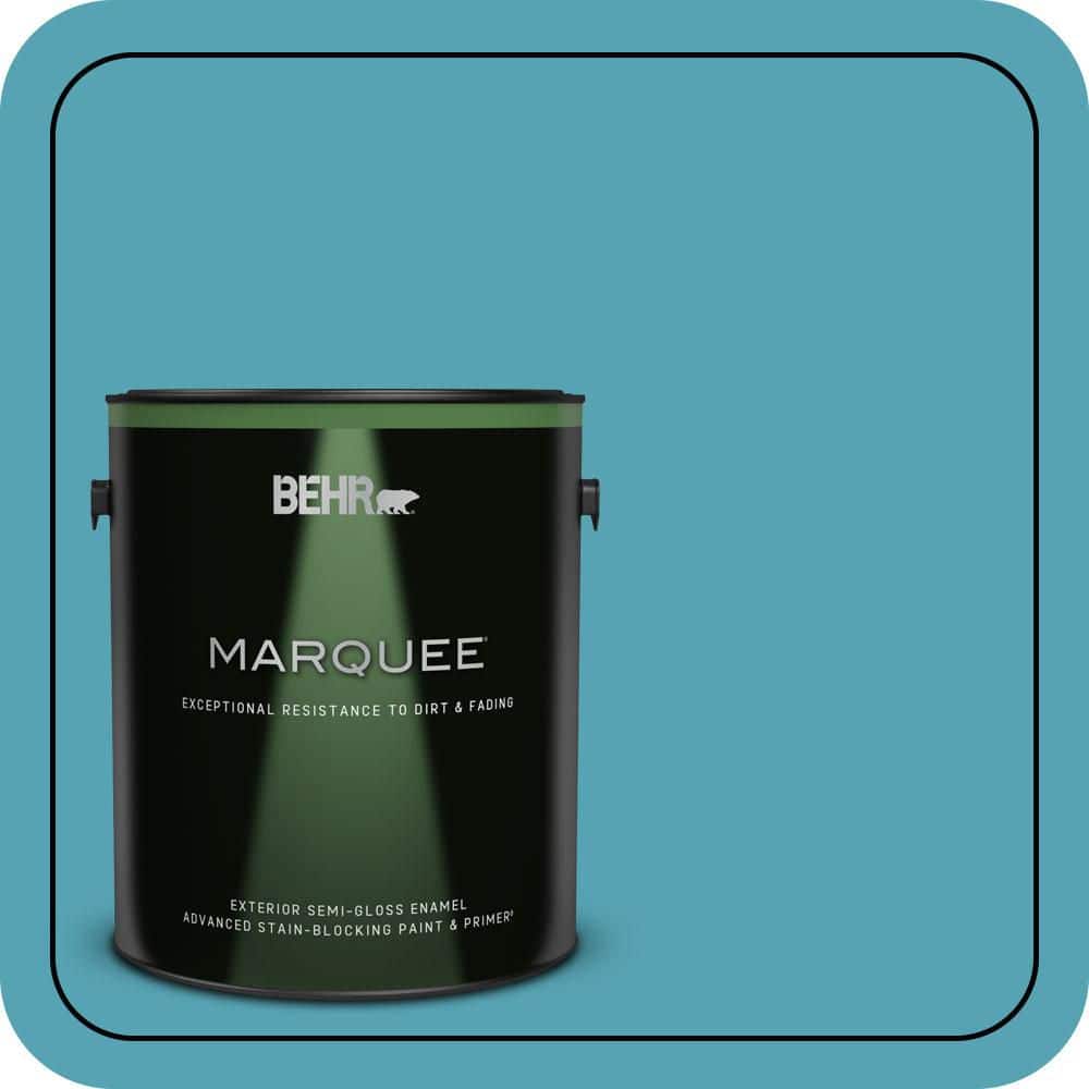 1 gal. #M470-5 Explorer Blue Semi-Gloss Enamel Exterior Paint & Primer product image for price tracking