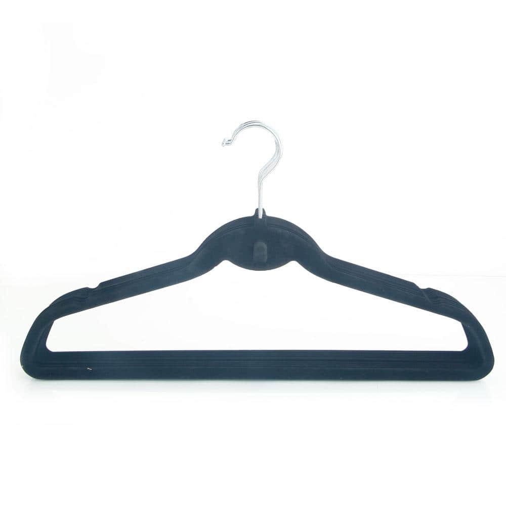 Black Plastic Shirt Hangers 50-Pack 263hd - The Home Depot