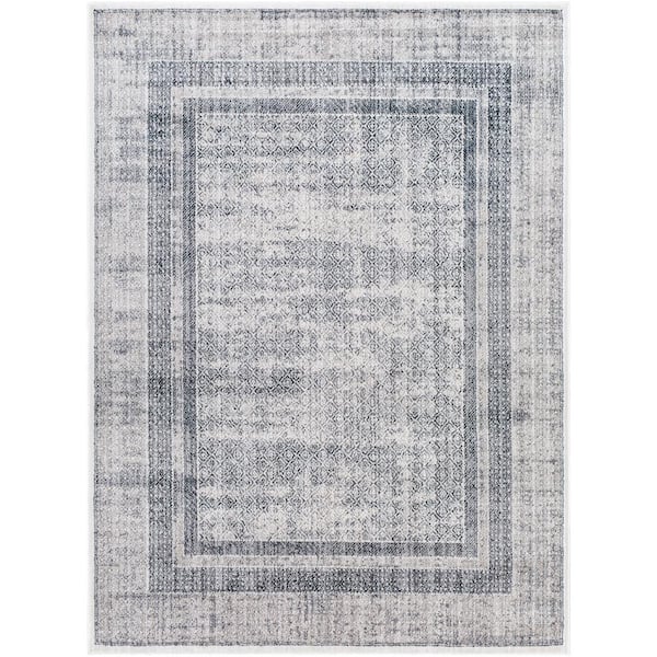 Artistic Weavers Alice Grey 7 ft. x 9 ft. Traditional Indoor Area Rug