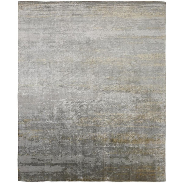 KALATY Shadow Gray 2 ft. x 3 ft. Area Rug