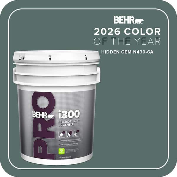 5 Gal. #N430-6A Hidden Gem Eggshell Interior Paint