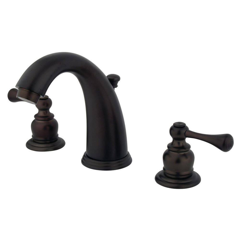 Vintage 2-Handle 8 in. Widespread Bathroom Faucets with Plastic Pop-Up in Oil Rubbed Bronze price history on PriceWatchPro