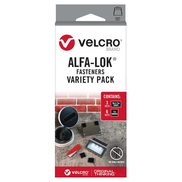 VELCRO ALFA-LOK Variety Pack 6/24 VEL-30877-USA - The Home Depot