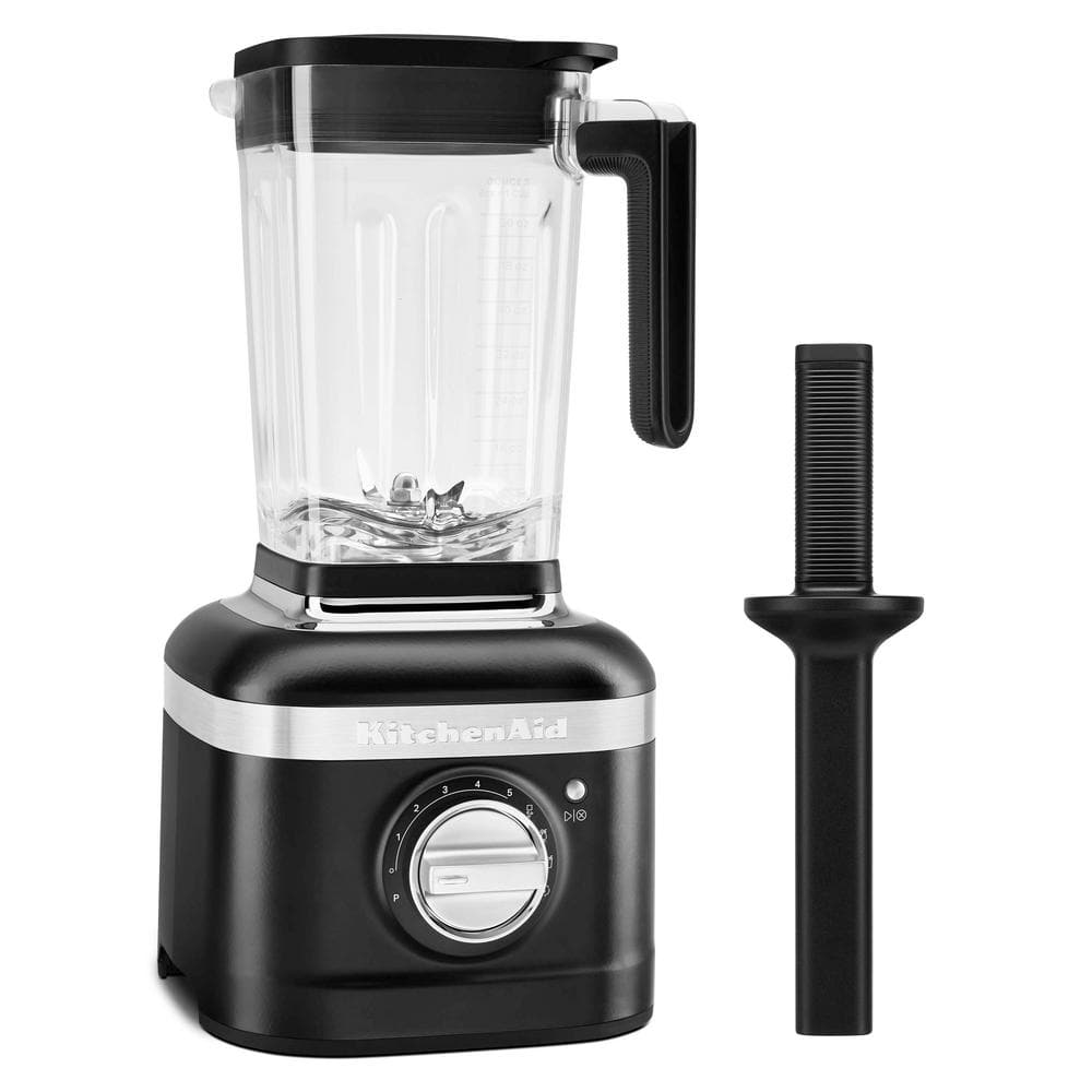 K400 56 oz. 5-Speed Variable Speed Black Matte Blender with 3-Preset Recipes, Ice Crush and Smoothie Functions
