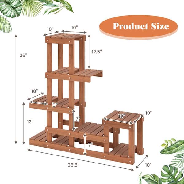 HONEY JOY 36 in. H x 35.5 in. W x 10 in. D Indoor and Outdoor