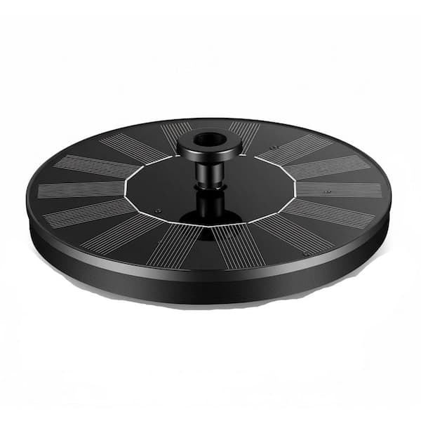 1.4-Watt Solar Water Fountain Outdoor with 10-Nozzles Spitter, Free Standing Floating Solar Powered Water Fountain Pump