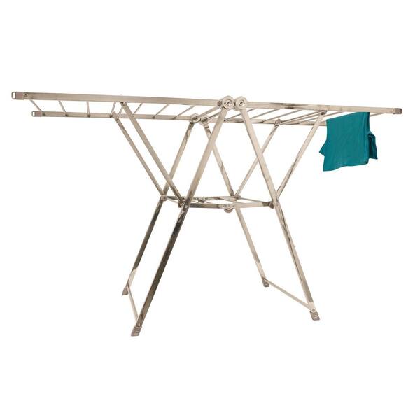 Details about   Laundry Drying Rack Heavy Duty Collapsible Folding Clothes Stainless Steel 