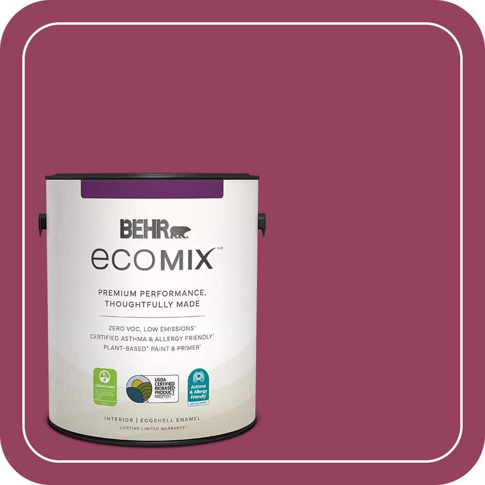 Collors Raspberry BEHR ECOMIX 1 gal. #110B-7 Raspberry Pudding Eggshell Enamel Plant ...