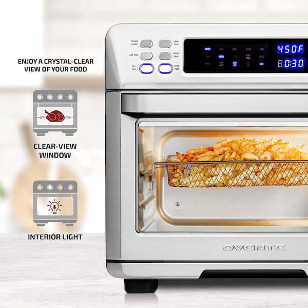 Cuisinart Digital Air Fryer Toaster Oven 14 H x 15 34 W x 14 D Silver -  Office Depot