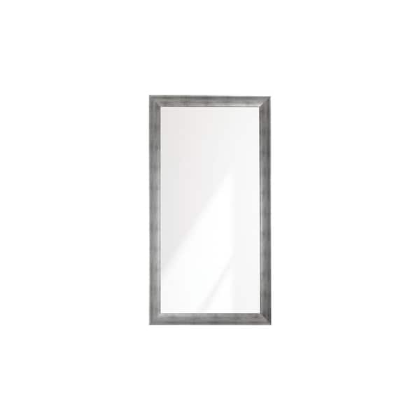 BrandtWorks Swirled Historic Silver Wall Mirror 32 in. W x 60 in. H ...