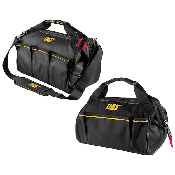 CAT 13 in. and 16 in. Wide Mouth Tool Bag Set (2-Piece)