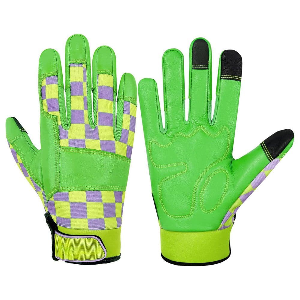 Misopily Microfiber Leather Gardening Gloves Thorn Proof