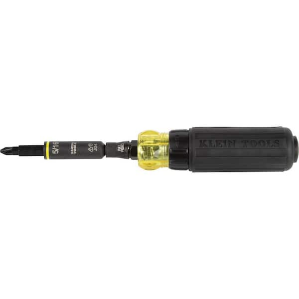 Klein Tools 11-in-1 Ratcheting Impact Multi-Bit Screwdriver with