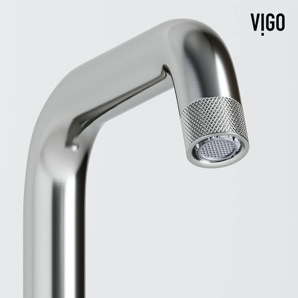 Ruxton Brushed Nickel Single-Handle Low-Arc Bathroom Faucet