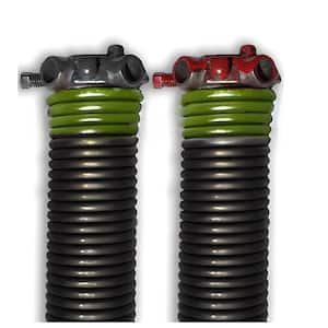 DURA-LIFE 0.243 x 2 x 33 Black E-Coat Spring (Both - Green, Left and Right Wound)