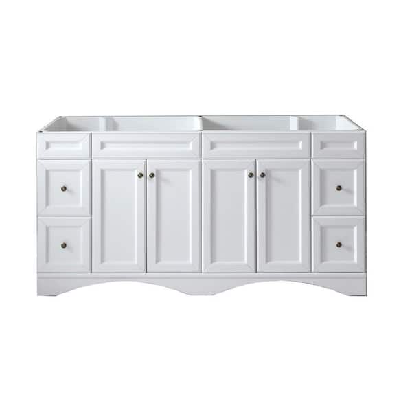 Virtu USA Talisa 71 in. W Bath Vanity Cabinet Only in White
