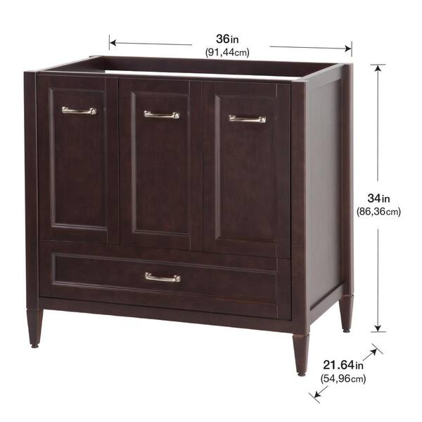 Home Decorators Collection Claxby 36 In, Home Depot 36 Vanity Without Top