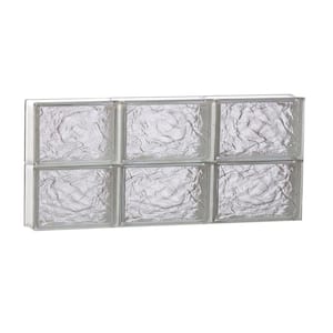 Clearly Secure 31 In. X 15.5 In. X 3.125 In. Frameless Ice Pattern Non ...