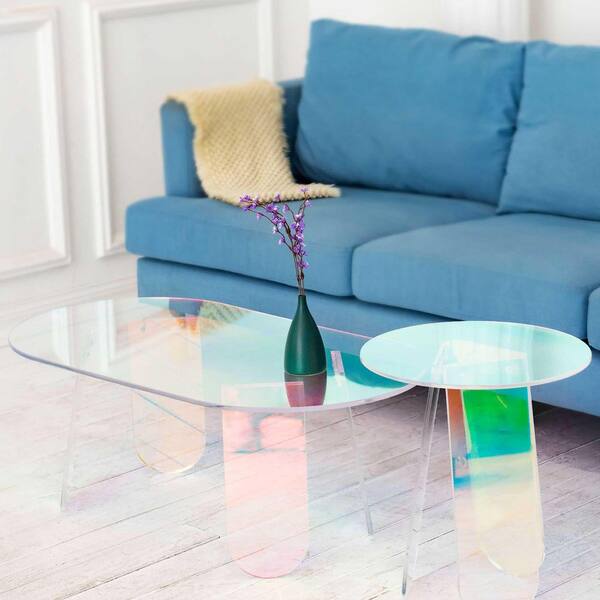 home depot acrylic coffee table