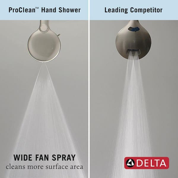 6-Setting Hand Shower with Cleaning Spray in Chrome 75740