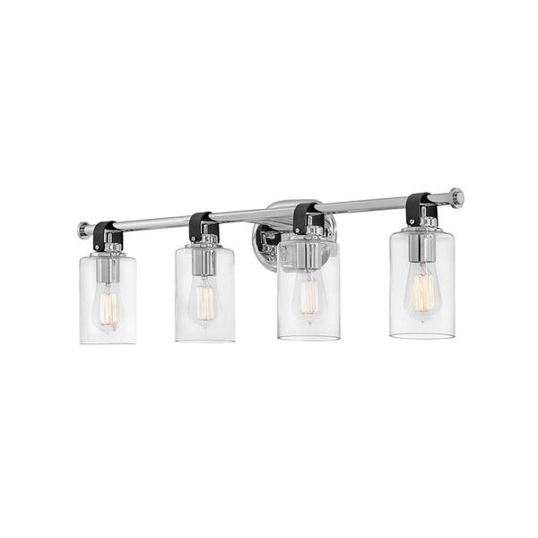 HINKLEY - Halstead 32.0 in. 4-Light Chrome Vanity Light
