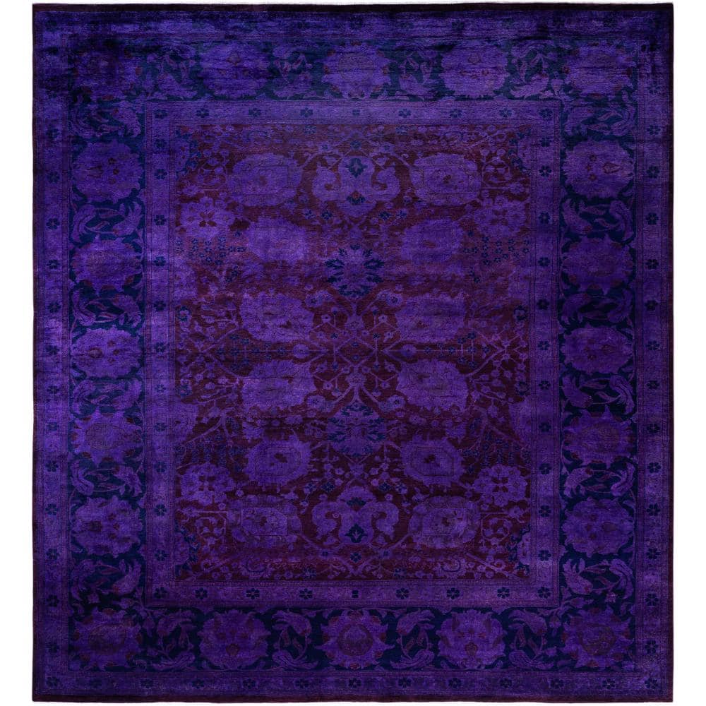 Fine Vibrance Purple 9 X 12 Hand-Knotted Wool Indoor Area Rug price history on PriceWatchPro