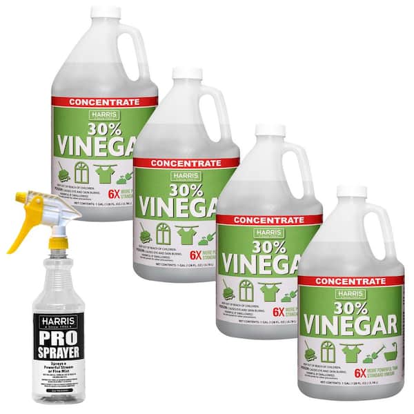 HARRIS Cleaning Vinegar All Purpose Household Surface Cleaner, 128oz  (Orange)