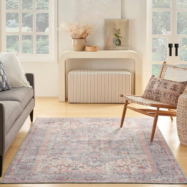 57 GRAND BY NICOLE CURTIS 57 Grand Machine Washable Blue