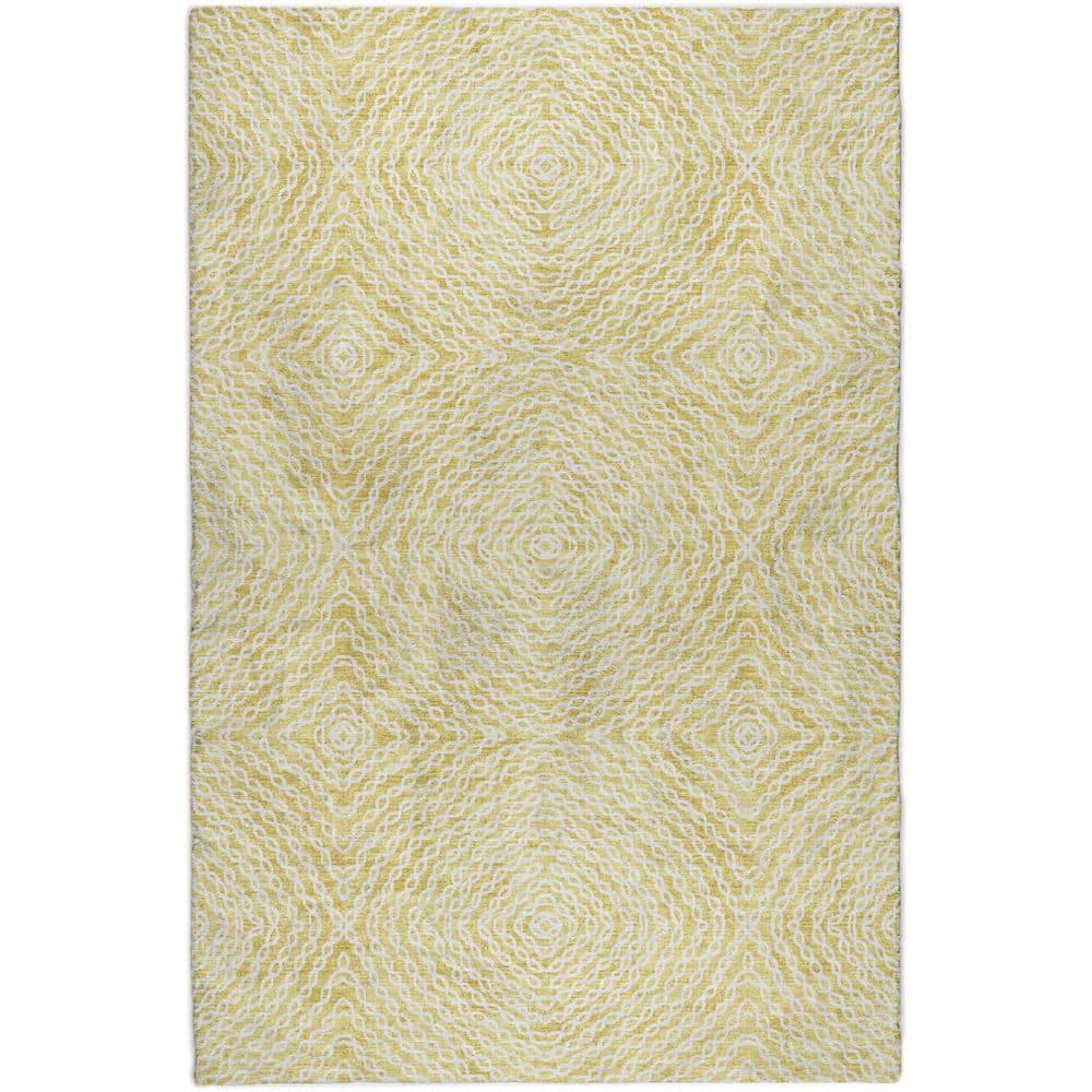 Dream Shag Premium Machine Washable Abstract ADS74 Gilded 5 ft. x 7 ft. 6 in. Area Rug price history on PriceWatchPro