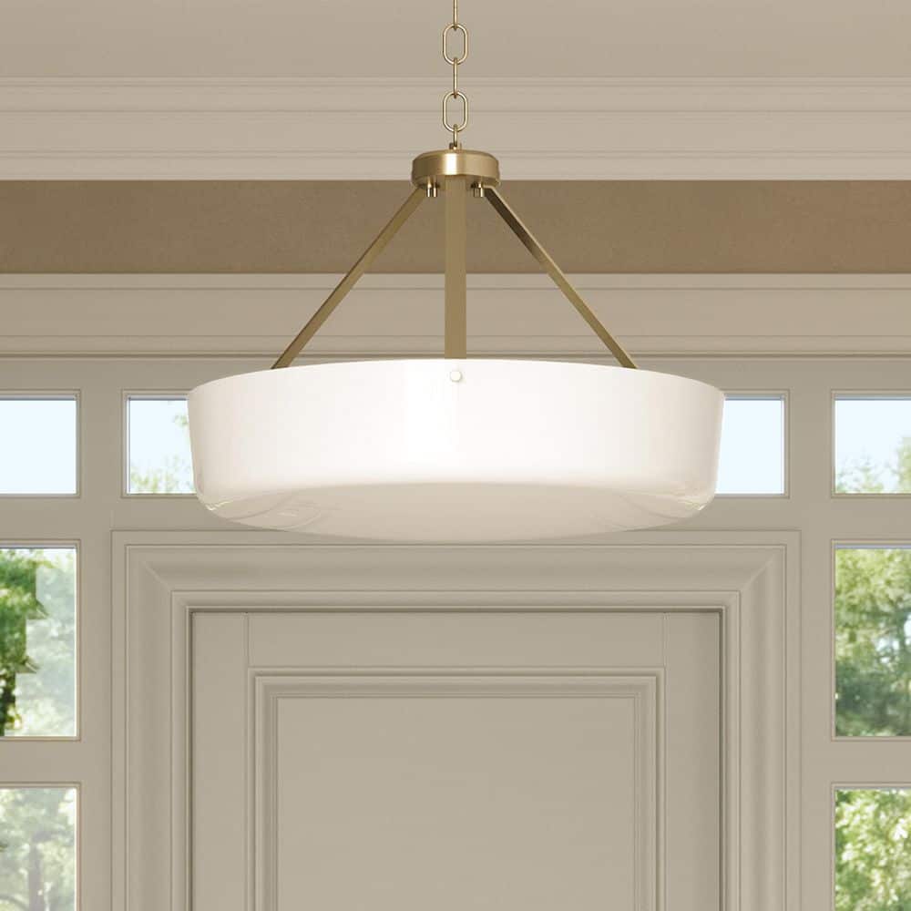 Progress Lighting Lieon 20 in. 3-Light Champagne Bronze Modern