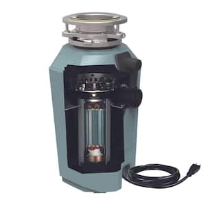 Turbo Grind Max 1-1/4 hp. Continuous Feed Garbage Disposal with Power Cord