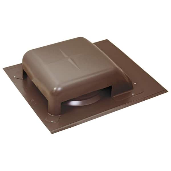 Gibraltar Building Products Slant Back Galvanized Steel Roof Vent 40 sq. in. Net Free Area in Brown