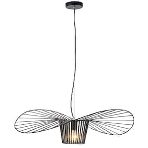 Hatch 1-Light Black Pendant