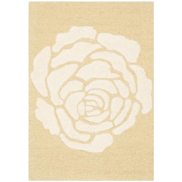 SAFAVIEH Cambridge Light Green/Ivory 2 ft. x 3 ft. Floral Area Rug
