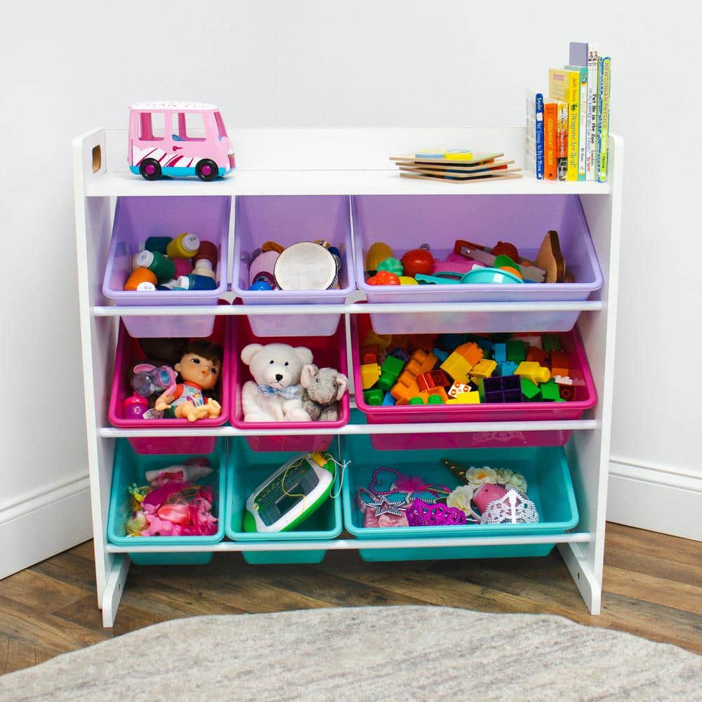 Humble Crew Forever Toy Storage Organizer with Shelf and 9 Storage