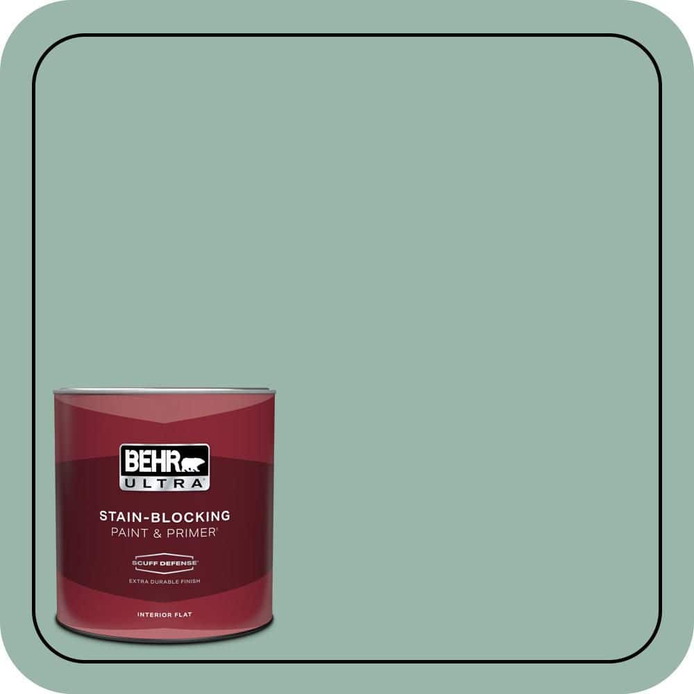 1 qt. #S420-3 Nile River Extra Durable Flat Interior Paint & Primer price history on PriceWatchPro