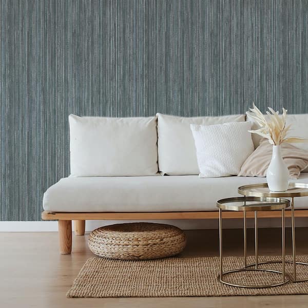 Grasscloth Wallpaper Peel and Stick and Removable