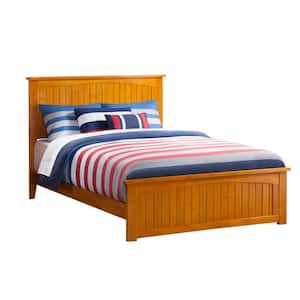 Nantucket Caramel Queen Traditional Bed with Matching Foot Board