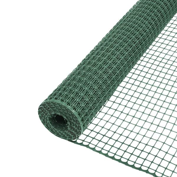 Everbilt Green Plastic 1 in. Mesh 3-1/3 ft. x 25 ft. Garden Fence Hardware Cloth